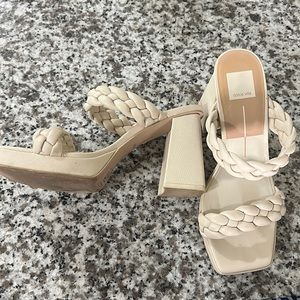 Braided Dolce Vita chunky heels!
